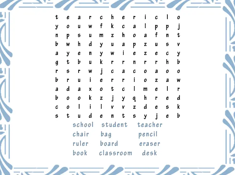 printable ice cream word search puzzles