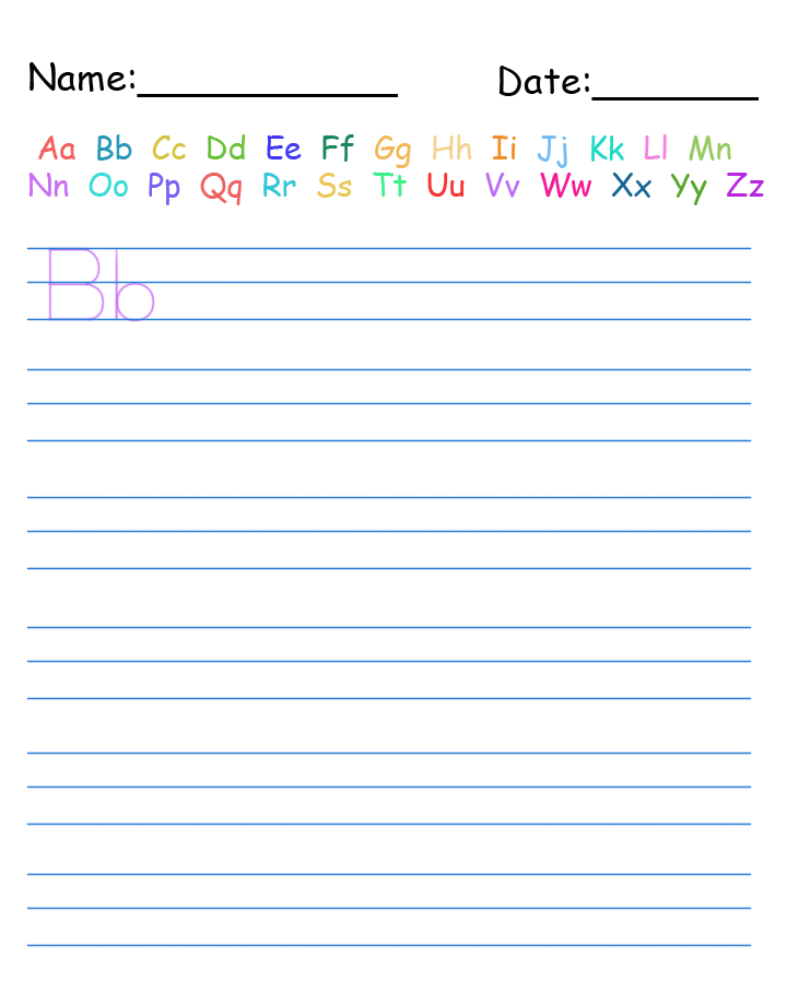 Helpful Handwriting Worksheet