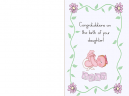 Printable Congratulations Baby Girl Card