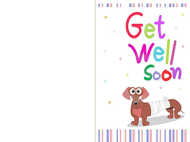 Printable Get Well Soon Cards