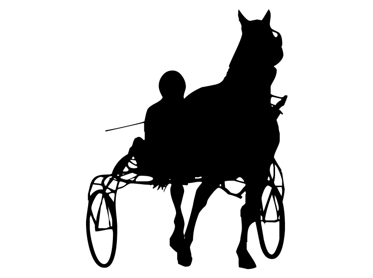 horse cart stencil printable crafts