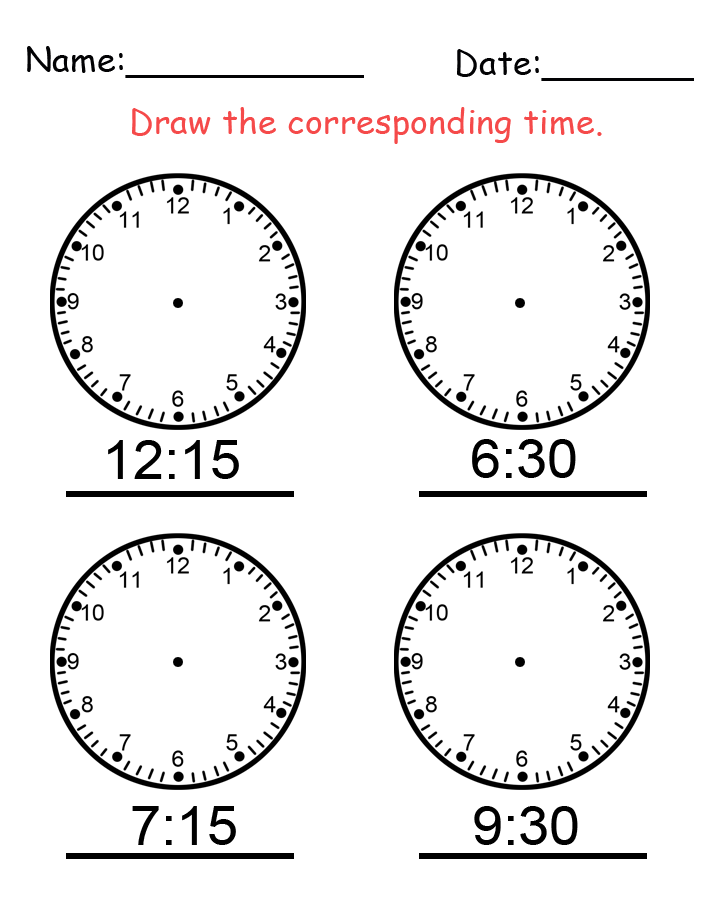 46 Free Printable Time Worksheets Stock Worksheet For Kids