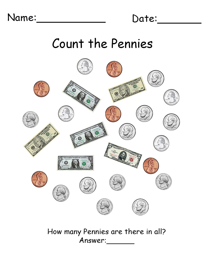 count-the-pennies-printable