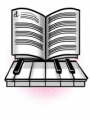 Printable Piano Music Category Icon