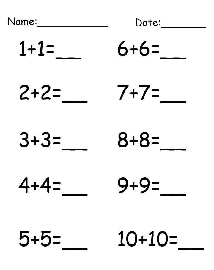 addition-worksheet