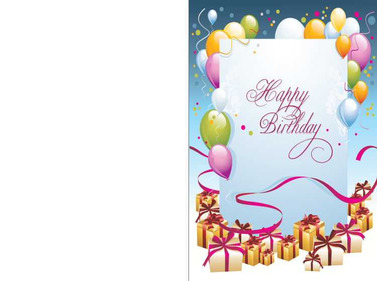 Printable Happy Birthday Clown Cards