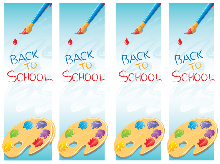 Printable Back To School Bookmarks