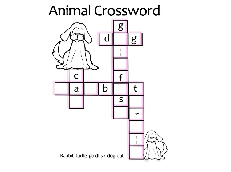 printable-animals-crossword-puzzles