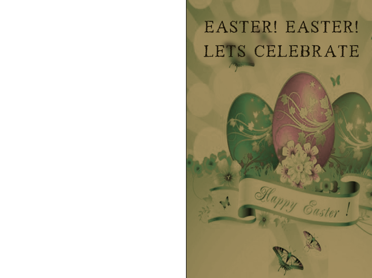 Easter Celebration Cards