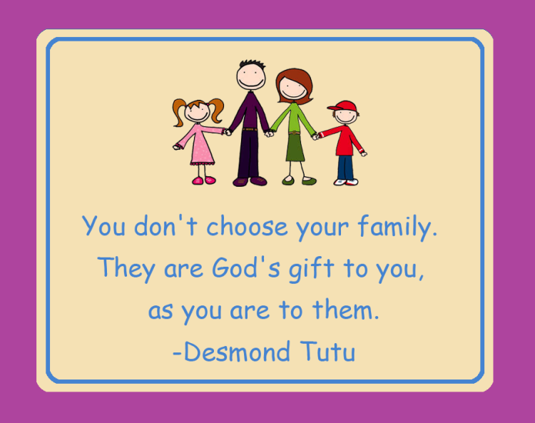 God's Gift Printable Family Quote