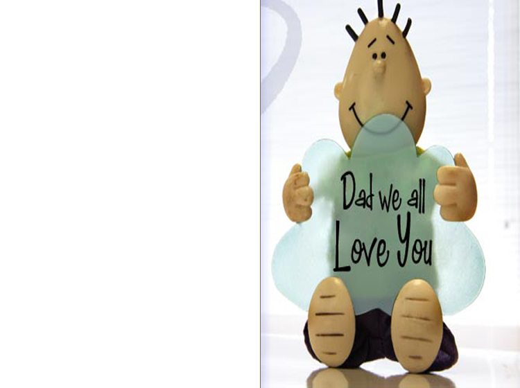 Printable Bear Father's Day Card