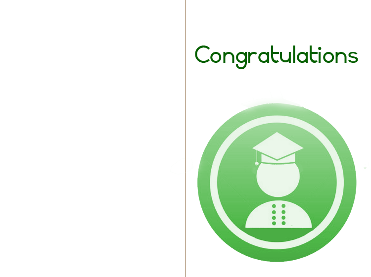 Printable Green Congratulations Cards