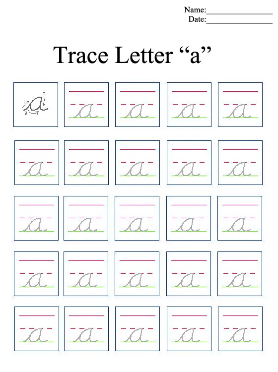 letter-a-printable-worksheets