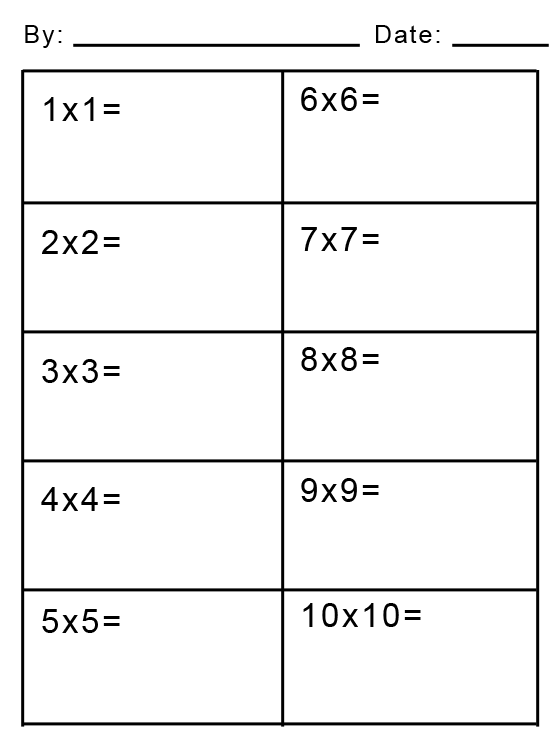 learning-squares-multiplication-math-worksheets