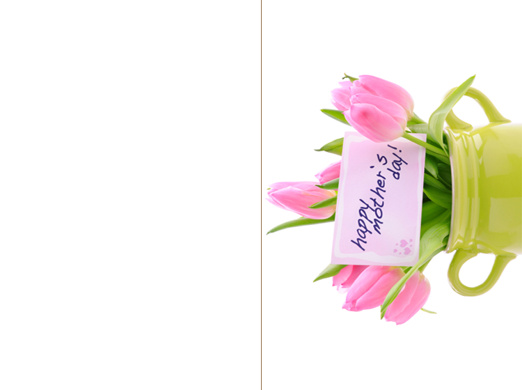 Printable Mother's Day Flower Cards