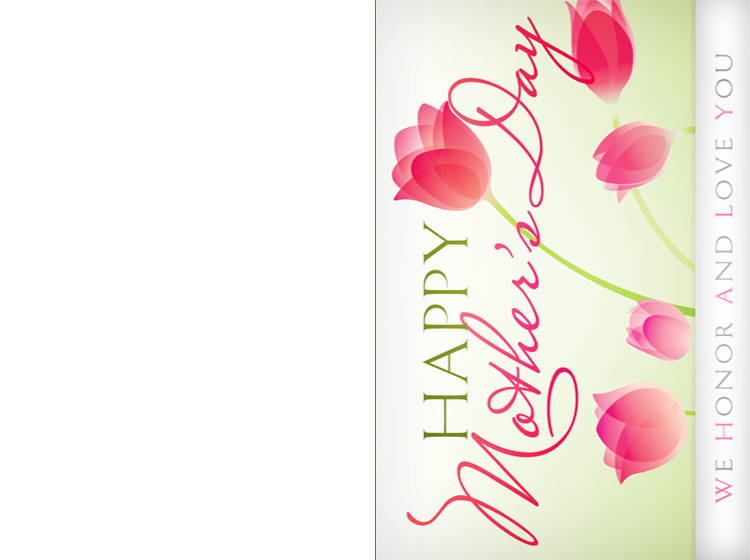 Printable We Honor You Cards