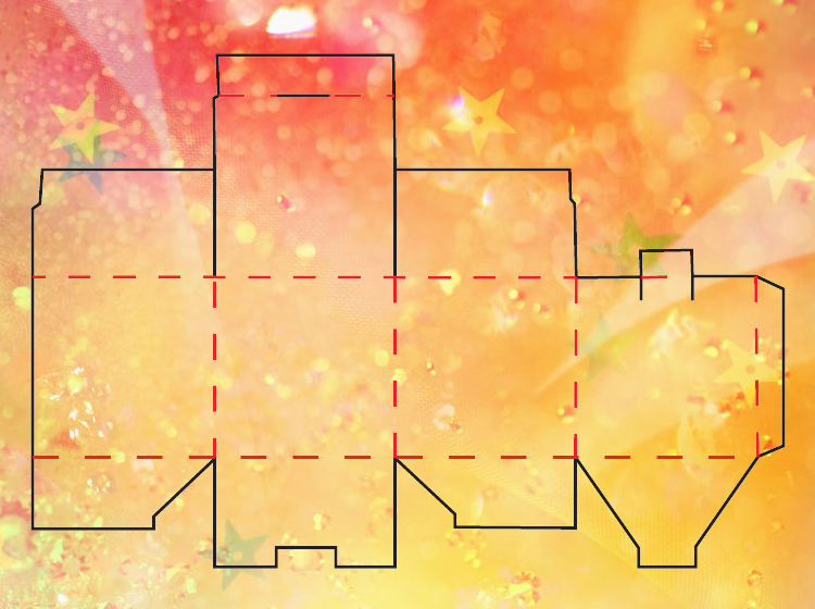 Christmas Paper Box Printable Crafts