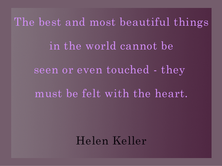 Printable Quotes About Love from Helen Keller