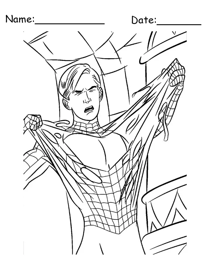 500 Coloring Pages Of Spiderman Printable  Best Free