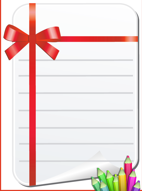 Printable Red Stationaries