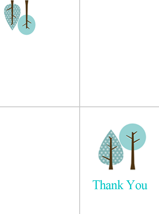 Printable Thank You Cards
