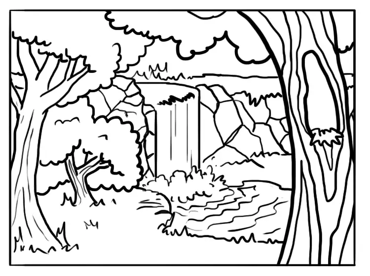 printable-forest-coloring-sheets