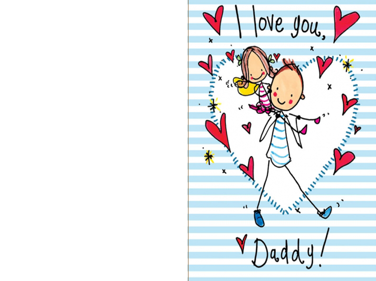 Printable Love You Father's Day Cards