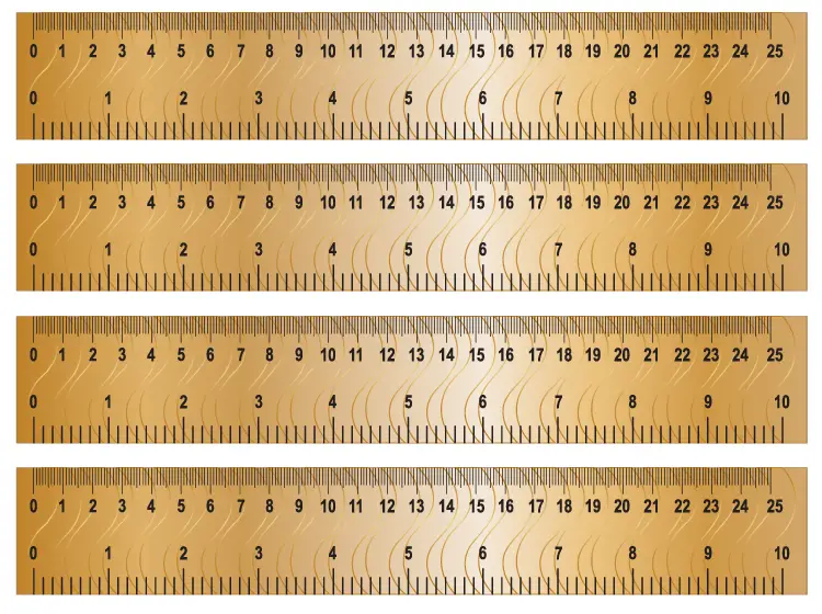 printable golden rulers paper crafts