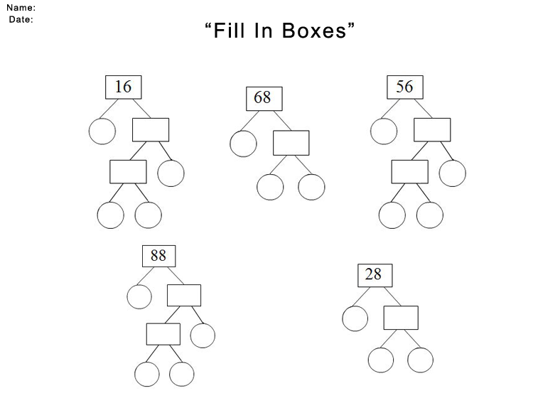 Printable Puzzle Math Worksheets