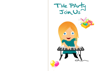 Printable Rock Star Party Invitation