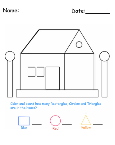House Shapes Printable Lessons
