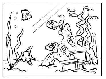 Printable Fish Coloring Sheets