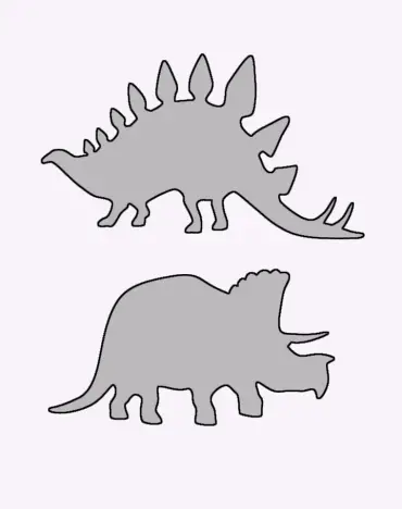 stegosaurus and triceratops