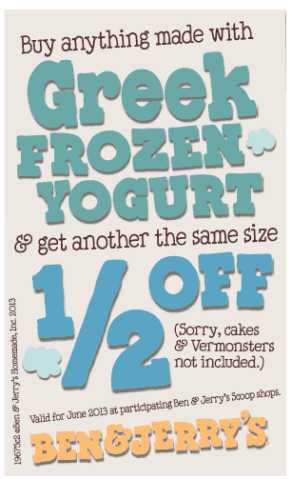 Printable Ben and Jerry's Coupons