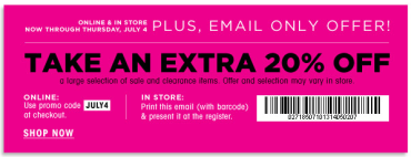 Printable Bloomingdales Coupons