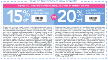 Printable Children's Place Coupons