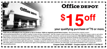 Printable Office Depot Coupons