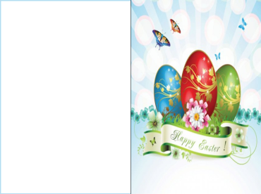 Happy Easter Holidays Cards