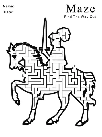 printable ice cream shaped maze game