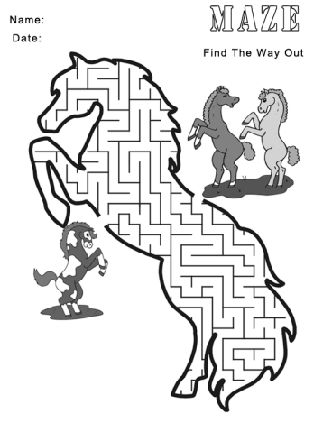 Printable Mom Maze Games