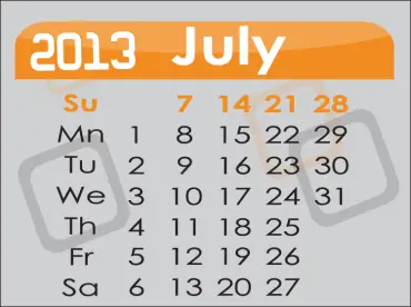 30+ Free Printable Monthly Calendars