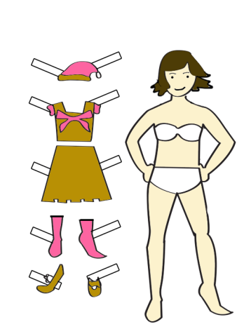 Christmas Girl Printable Crafts