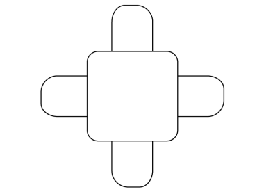 Christmas Paper Square Box Printable Crafts