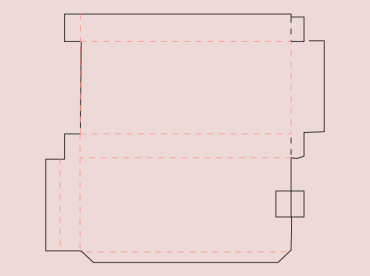 Pink Paper Box Printable Crafts