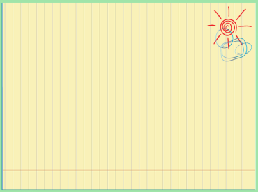 Red Sun Doodle Printable Paper Sheet