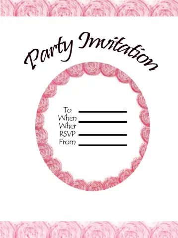 30+ Free Printable Party Invitations