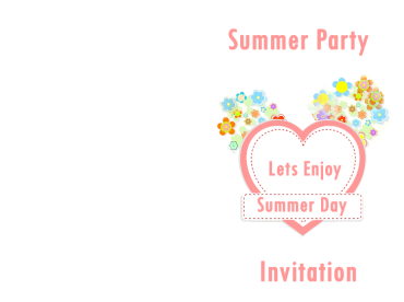Summer Party Printable Invitations