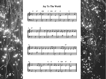 Joy to the World Printable Piano Music