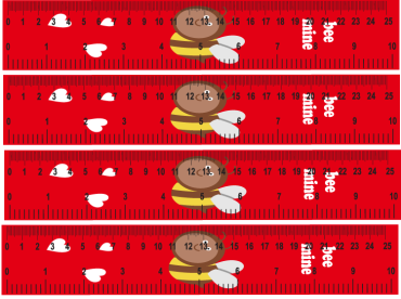 Printable HoneyBee Ruler