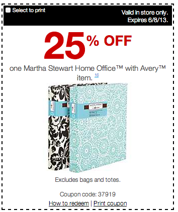 Printable Staples Organizer Coupon